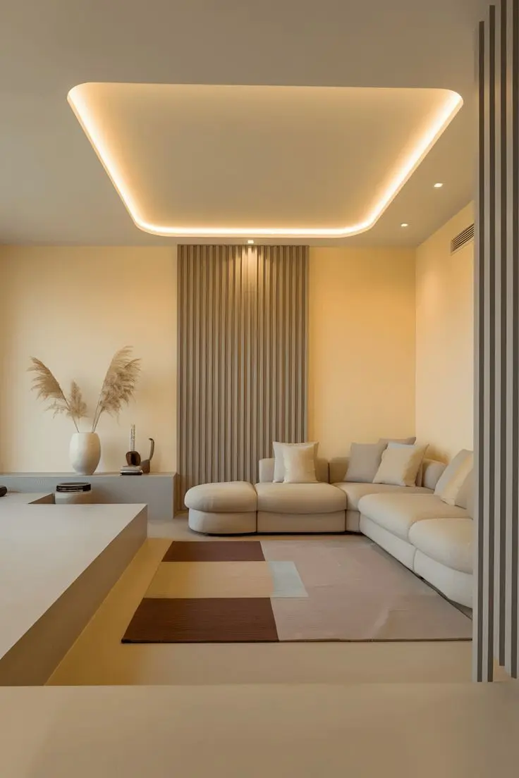 Bright, energy-efficient LED panel lights installed in a ceiling.